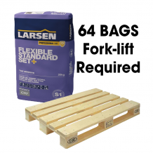 Larsens Pro Flexible Standard Set+ GREY 20kg Full Pallet (64 Bags Fork Lift)